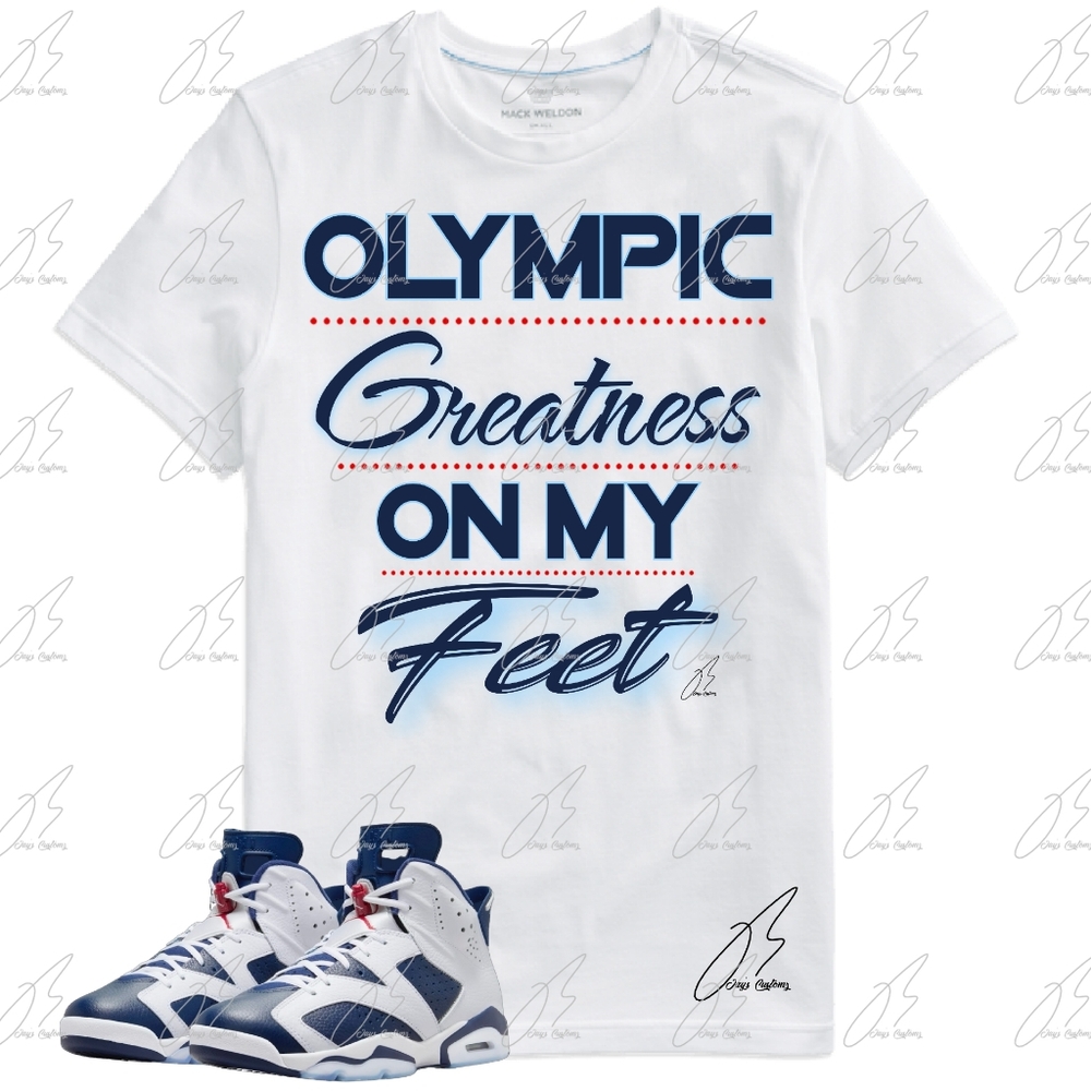 Jordan 6 Olympic Matching Shirt,Greatness Unisex Graphic Tee,Best Gift,Mens